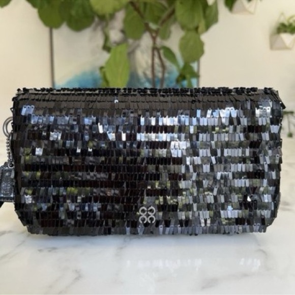Coach Handbags - Limited EDT. Coach Black Party Sequin Clutch. Full size